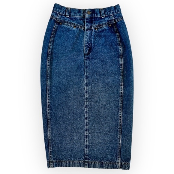Levi's Dresses & Skirts - SOLD VINTAGE 80’s Levi’s Denim Maxi Skirt